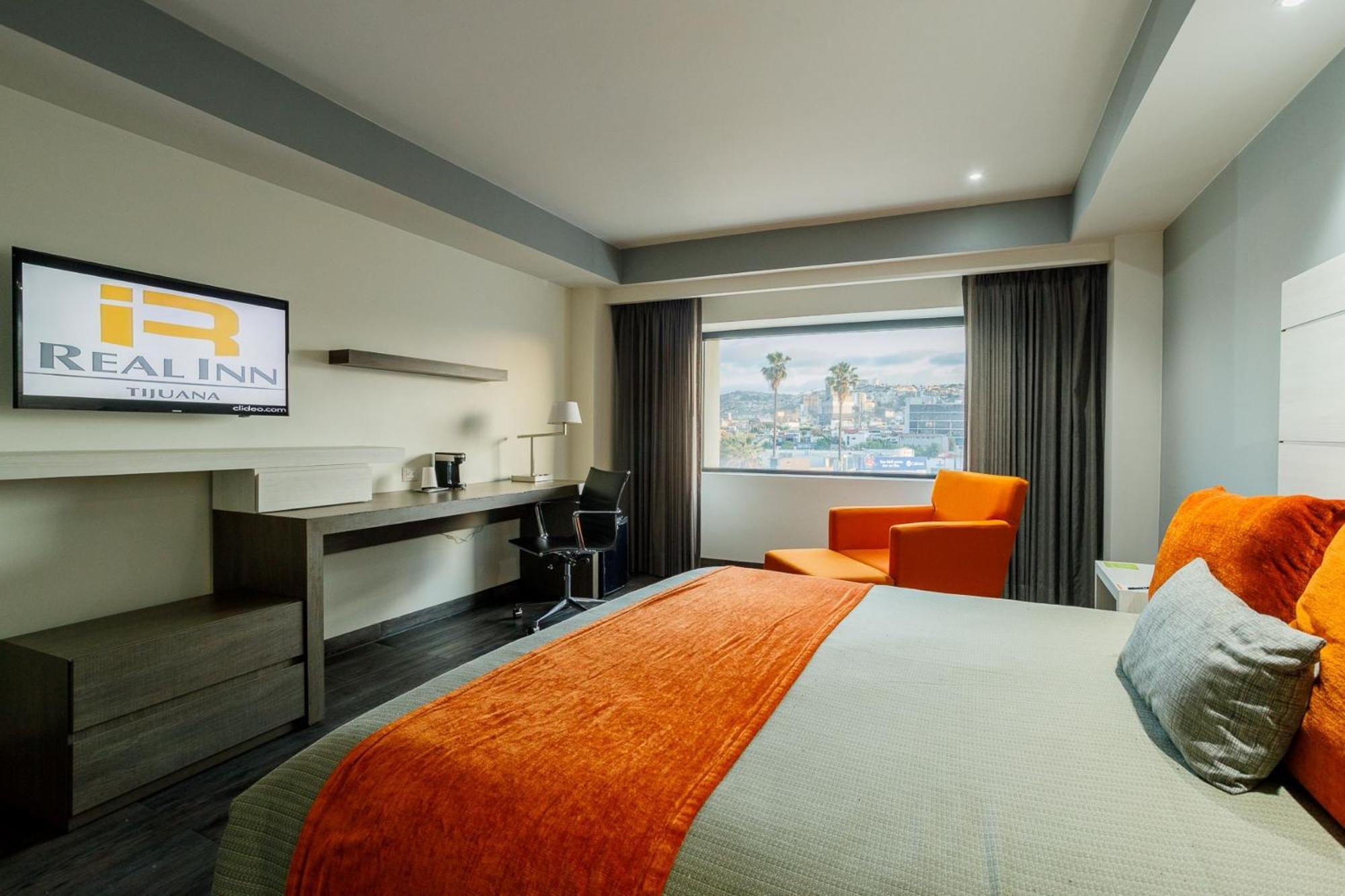 Real Inn Tijuana By Camino Real Hoteles Exteriör bild A typical room at the hotel